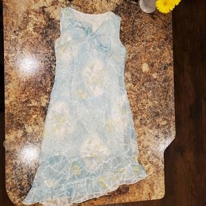 Light teal dress. Size 2.